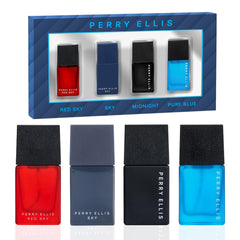 Perry Ellis Red Sky bottle pour offers a fresh, versatile fragrance for daily wear.