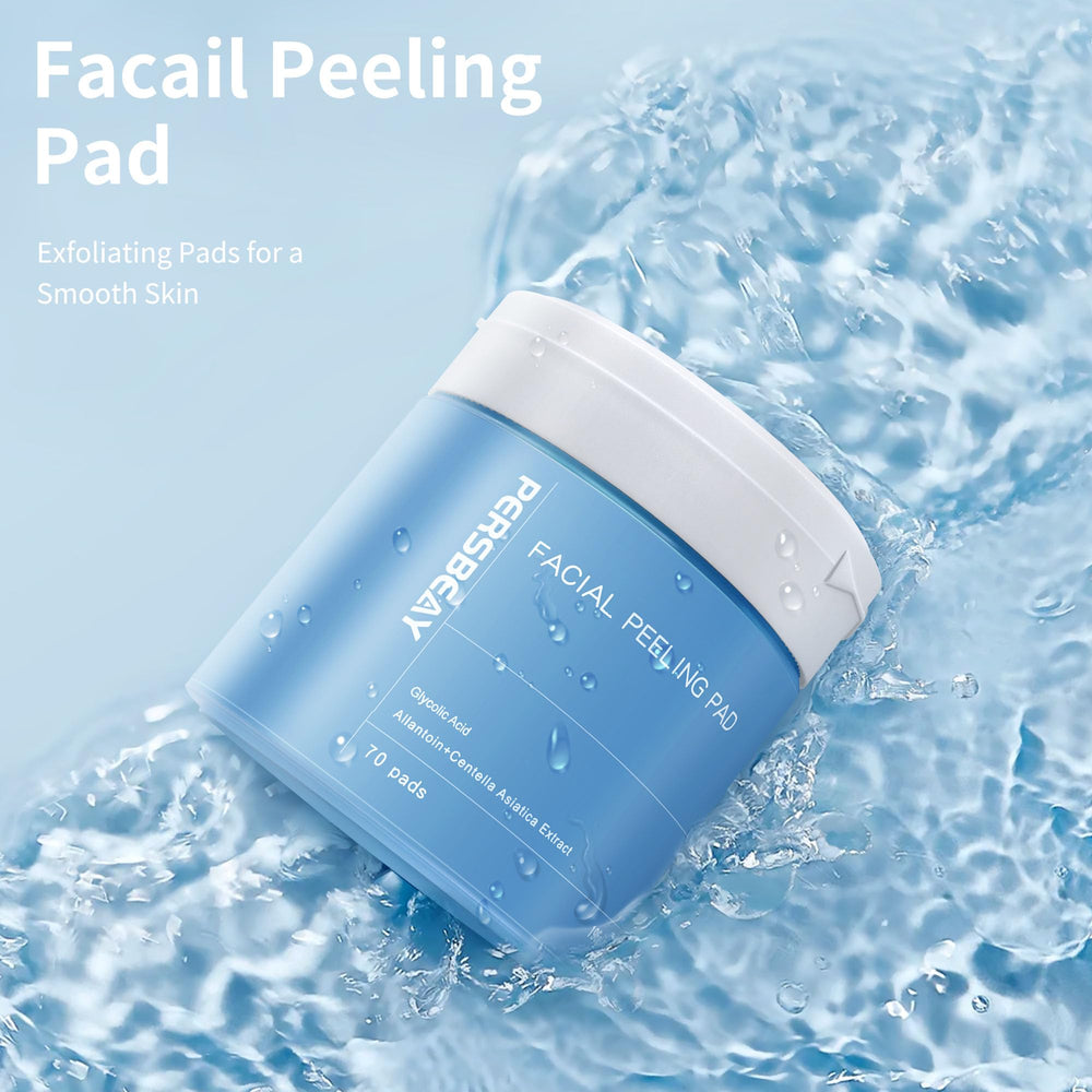 Persbeay Glycolic Acid Pads embossed pad swipe for gentle exfoliation