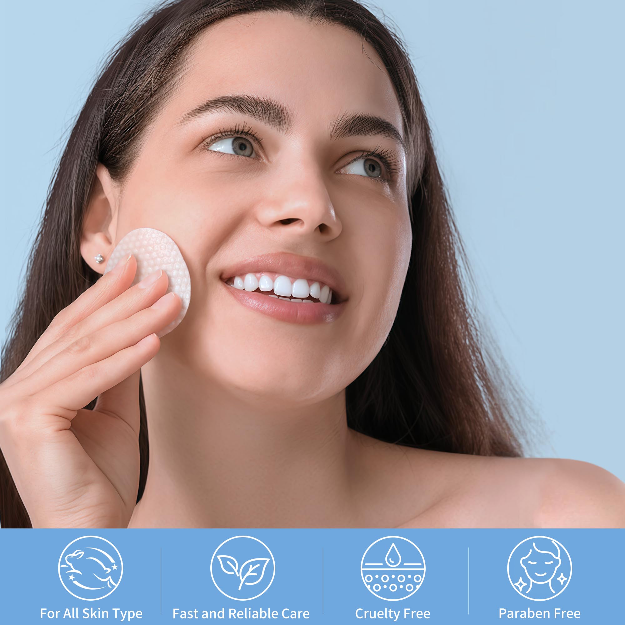 Persbeay Glycolic Acid Pads embossed pad edge for nose exfoliation