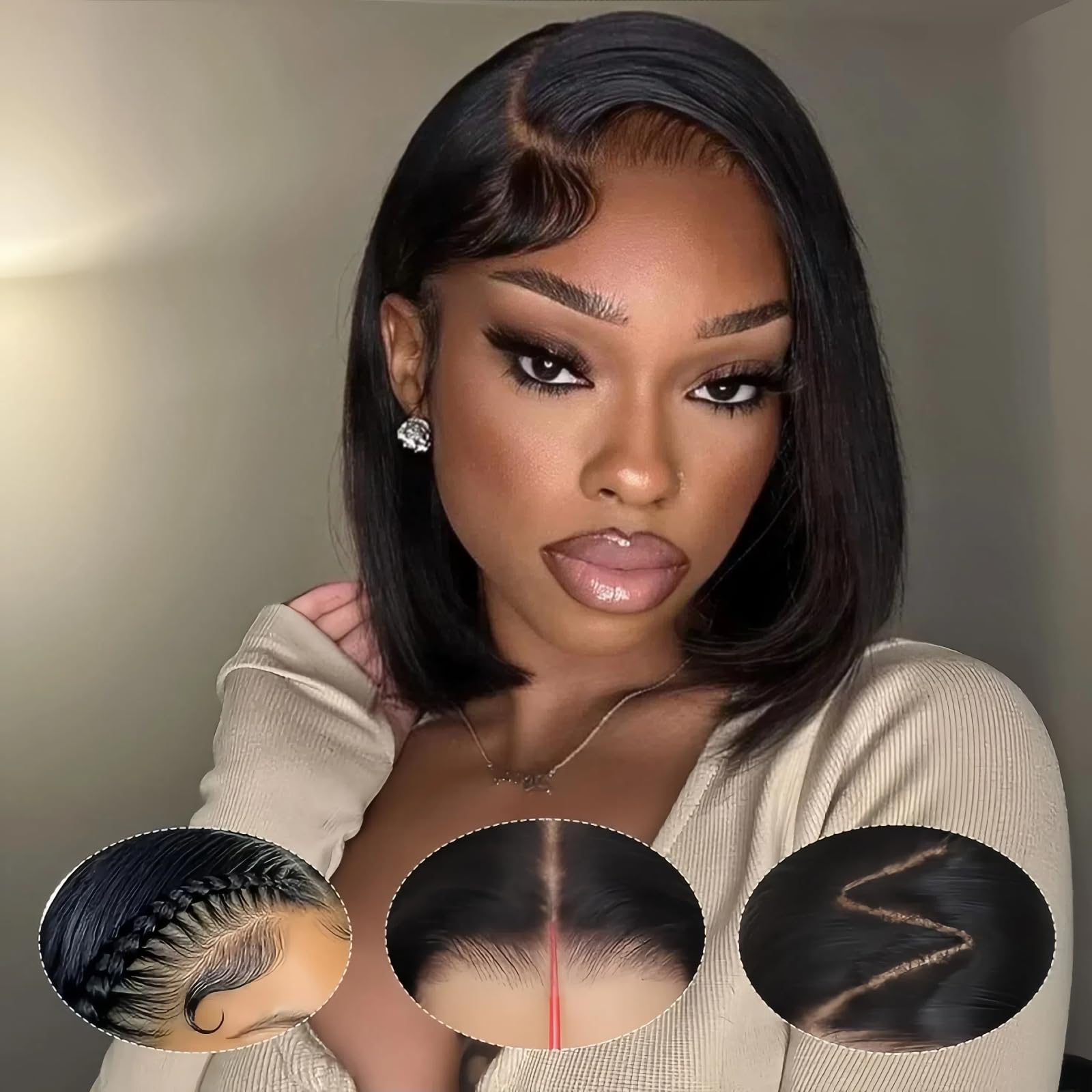 Perselene care-ready wig supports dye or bleach customization.