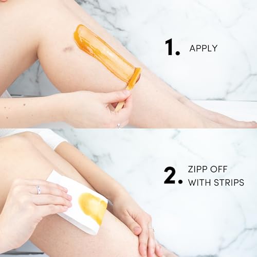 Persian cold wax kit facial application demo showing gentle use