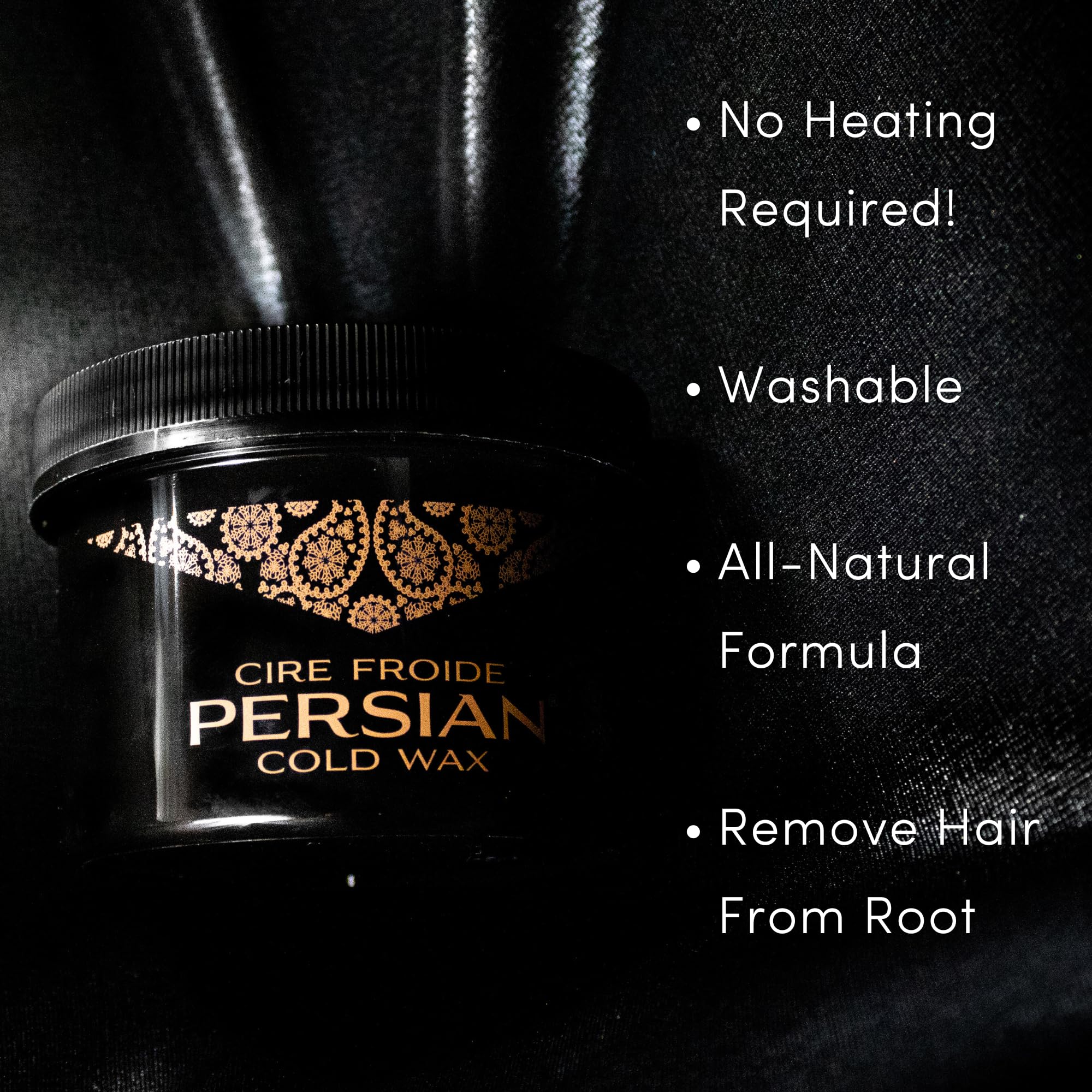Persian cold wax kit underarms use highlights comfortable at-home routine