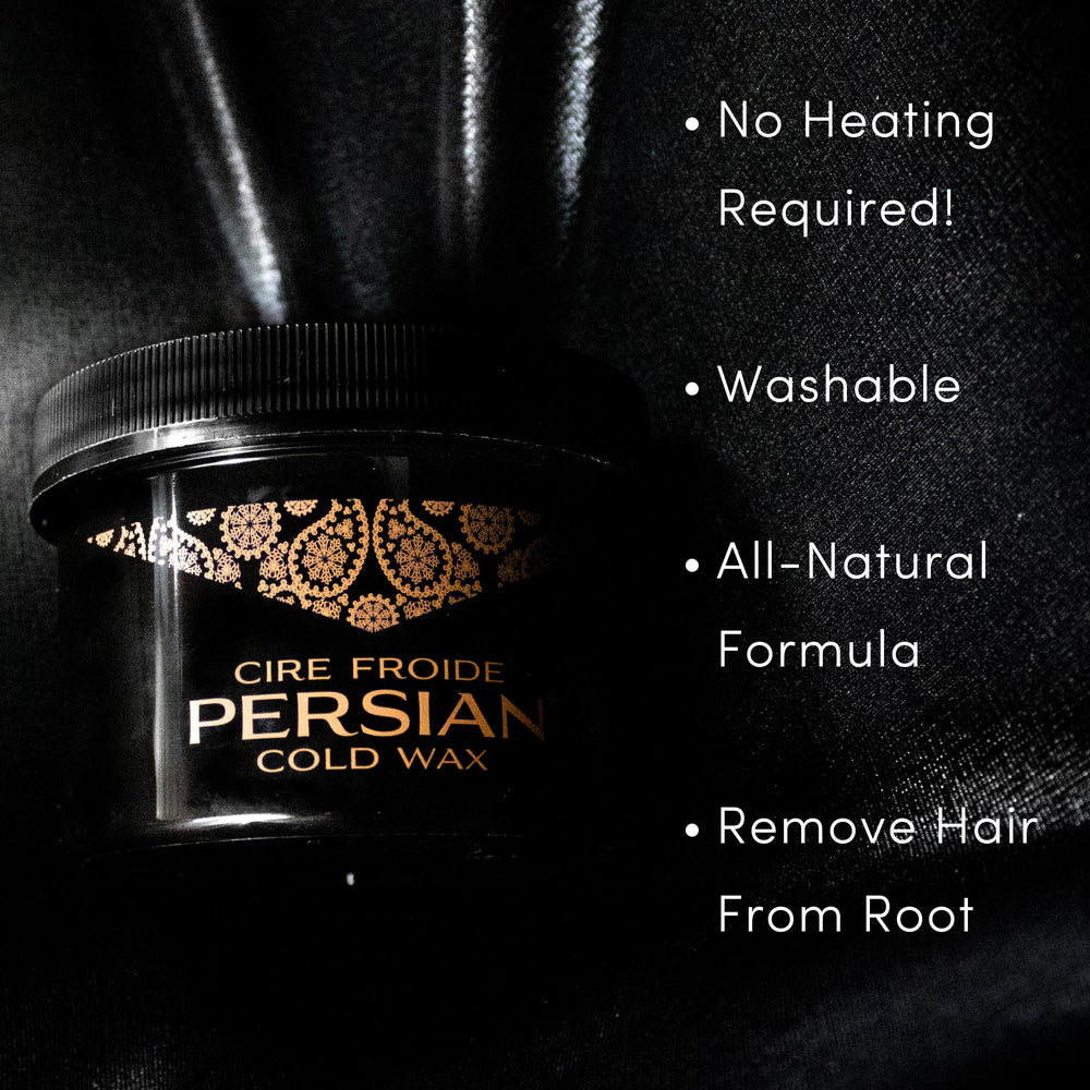 Persian cold wax kit underarms use highlights comfortable at-home routine