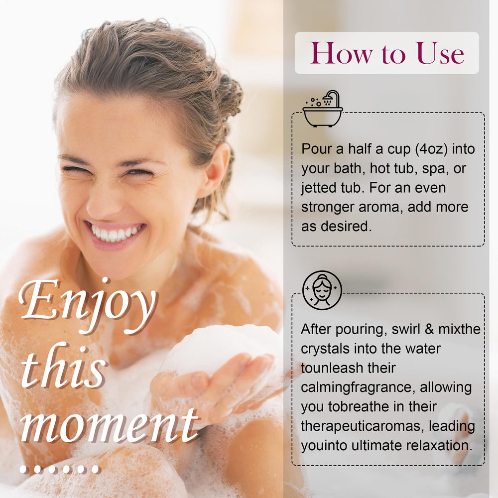 Persidra rose bath salts gift set on elegant packaging for romantic pampering