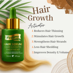 Persona Beauty hair growth serum dropper enables precise, mess-free application for convenience