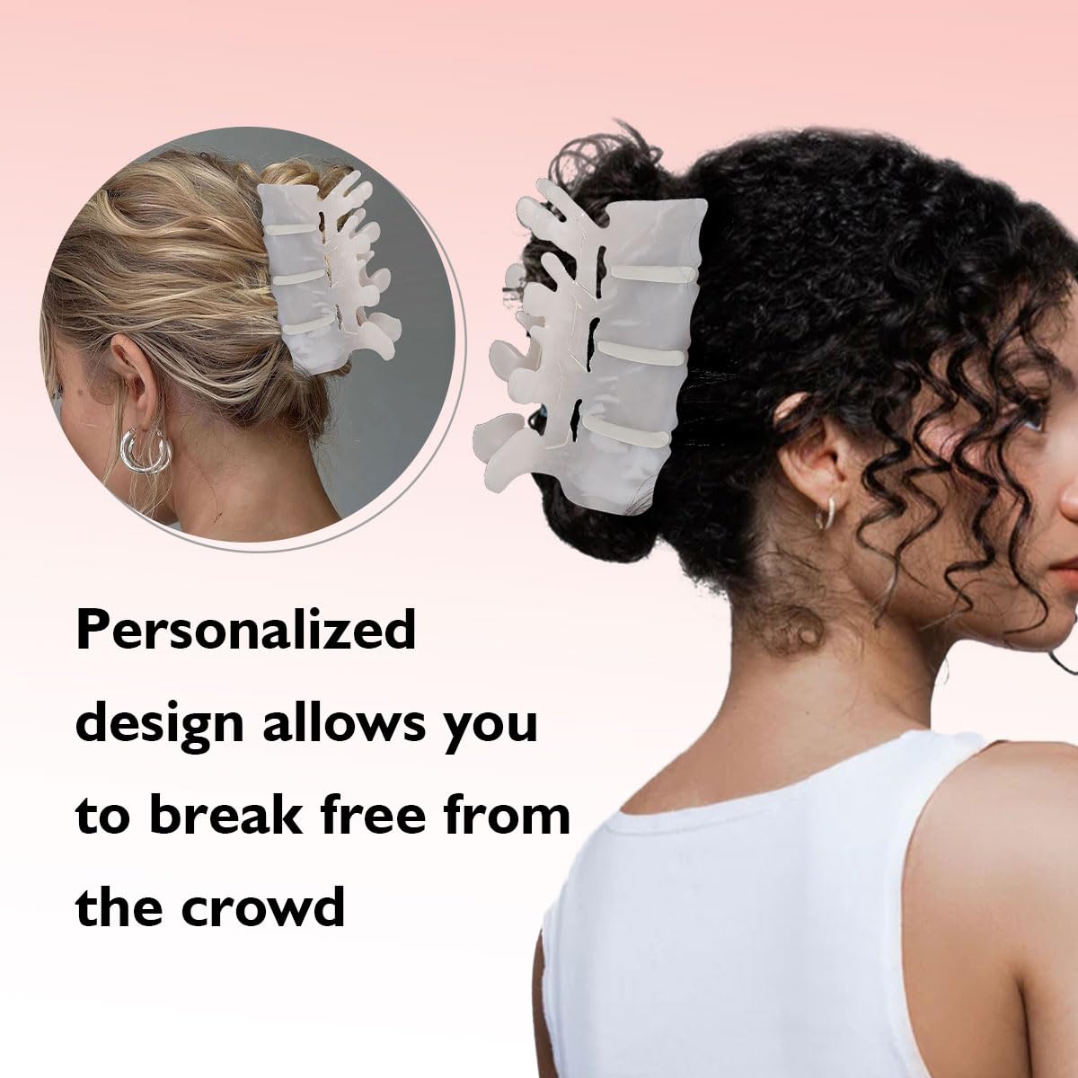 Personfun chic spine clip pairs with scrubs or officewear for subtle science inspired style