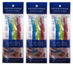 Personna Eyebrow Shaper multi-area grooming covers face, neck, arms, and bikini.