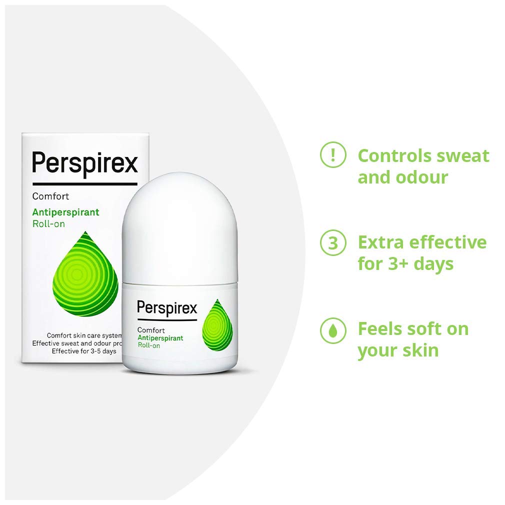 Perspirex Comfort usage scene with both men and women using the roll-on.