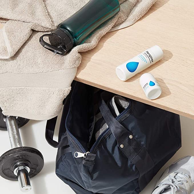 Perspirex Original Roll-On 20ml packaging highlights compact travel-friendly design.