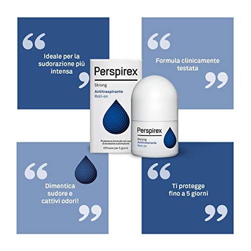 PerspireX Strong odor-control visual implies reduced underarm smells