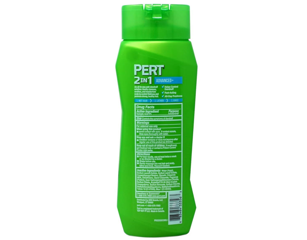 Pert 2-in-1 bottle pour demonstrates convenient use for quick showers.