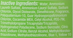 Pert anti-dandruff 2in1 conditioner rinse shows nourishing finish without stripping oils