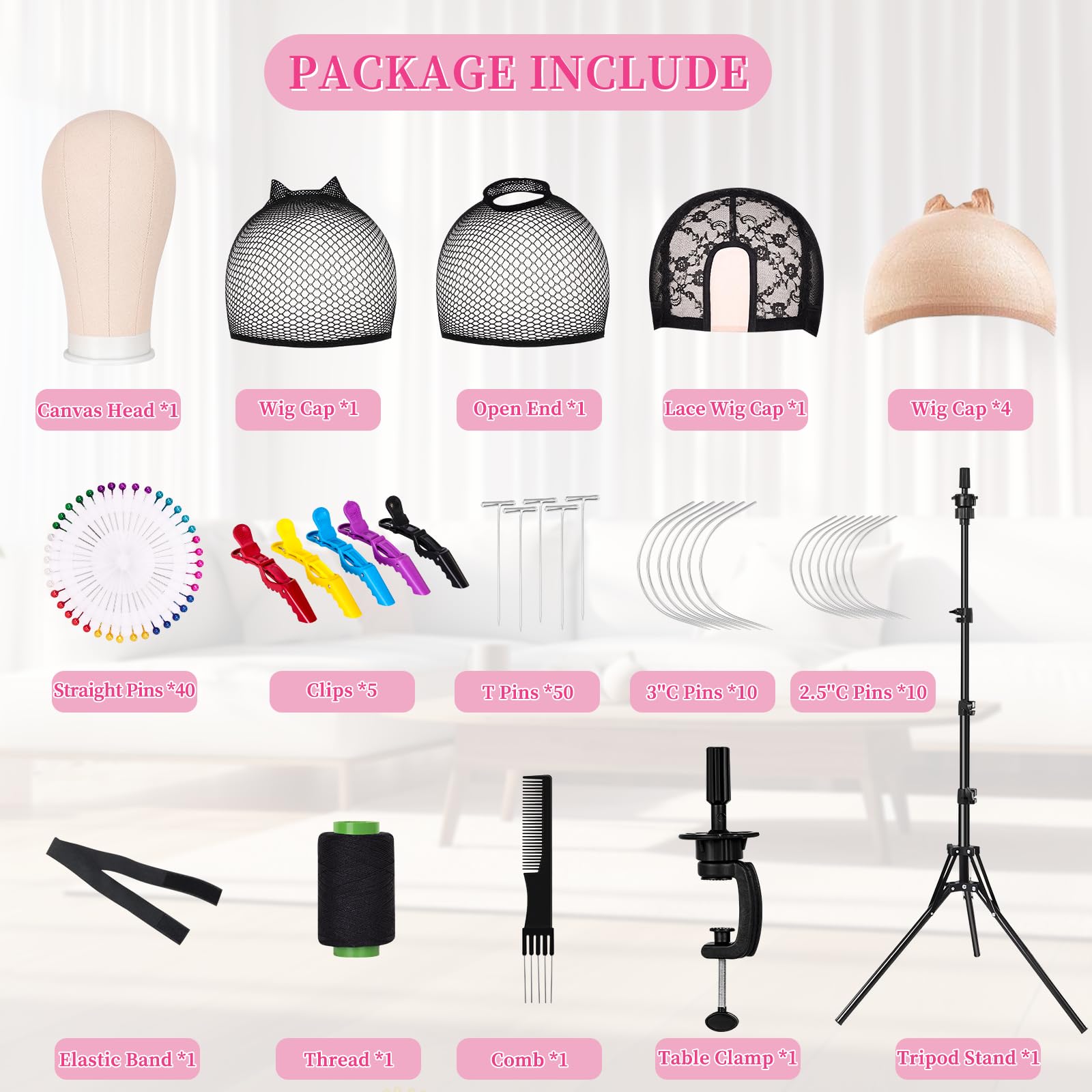 Pet Baby mannequin head display ready for wig making and showcasing