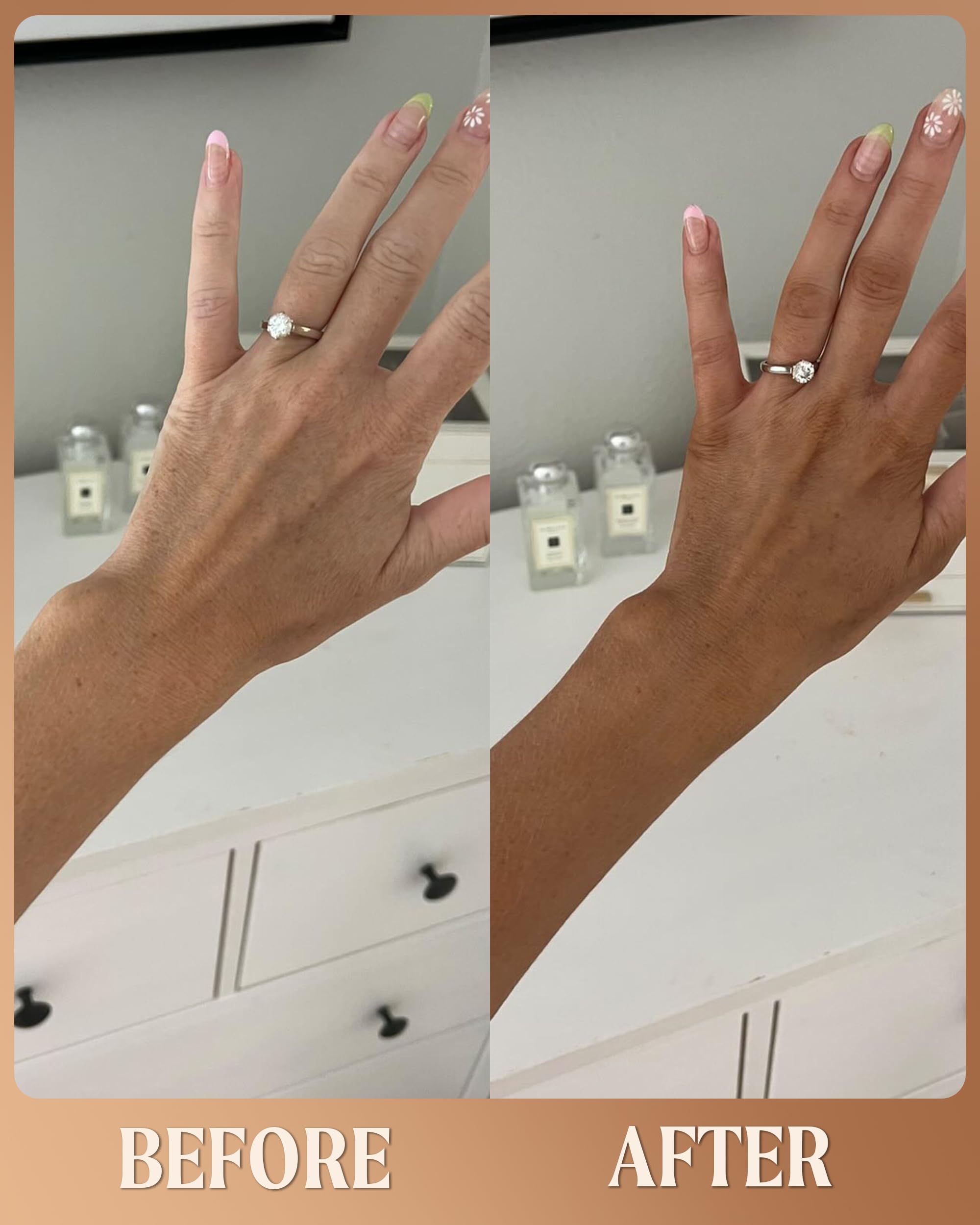 Peta Jane skin-application scene—easy at-home tanning routine for beginners.