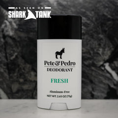 Pete & Pedro Fresh scent close-up highlighting eucalyptus and spearmint aroma