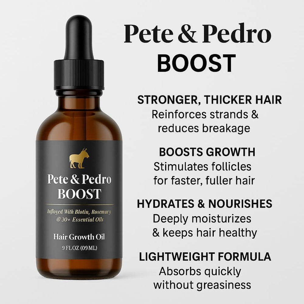 Pete & Pedro BOOST serum ingredients rosemary showcases natural botanical nourishment.