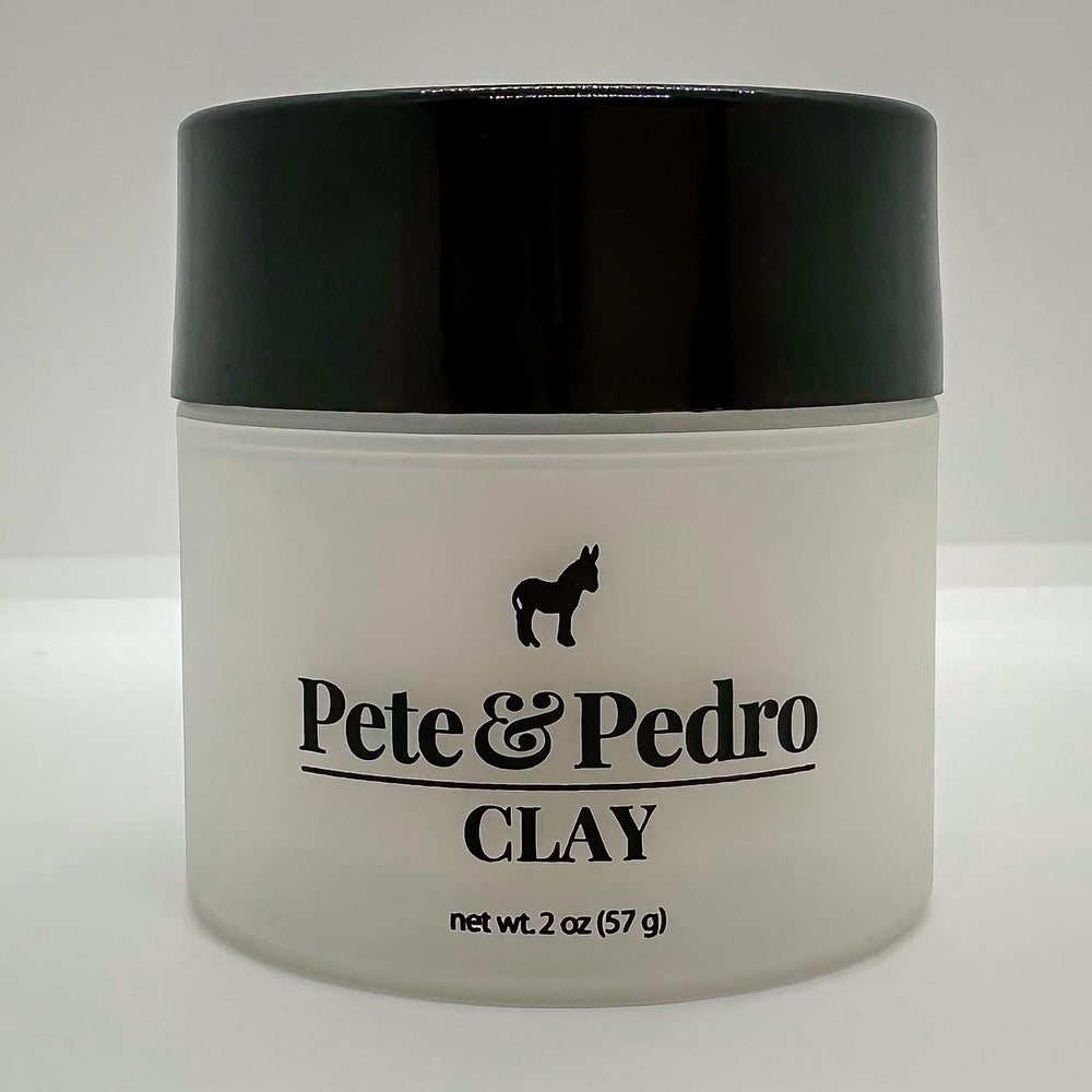 Pete & Pedro Styling Clay texture demonstrates pliable hold for casual, messy styles