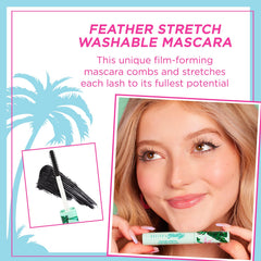 Petite 'N Pretty feather stretch mascara brush delivers precise, root-to-tip coverage for young lashes.