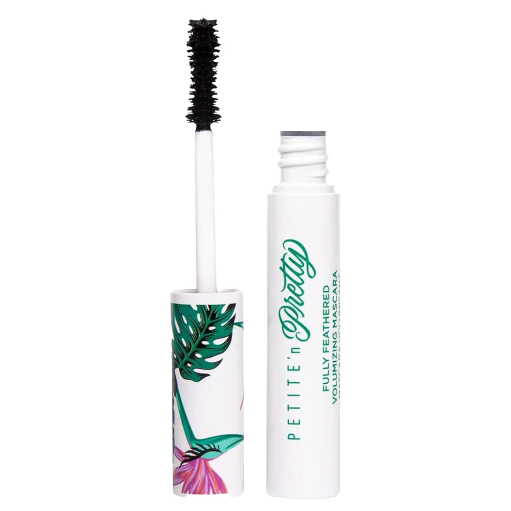 Petite 'N Pretty mascara tube closeup for defined, fuller lashes.