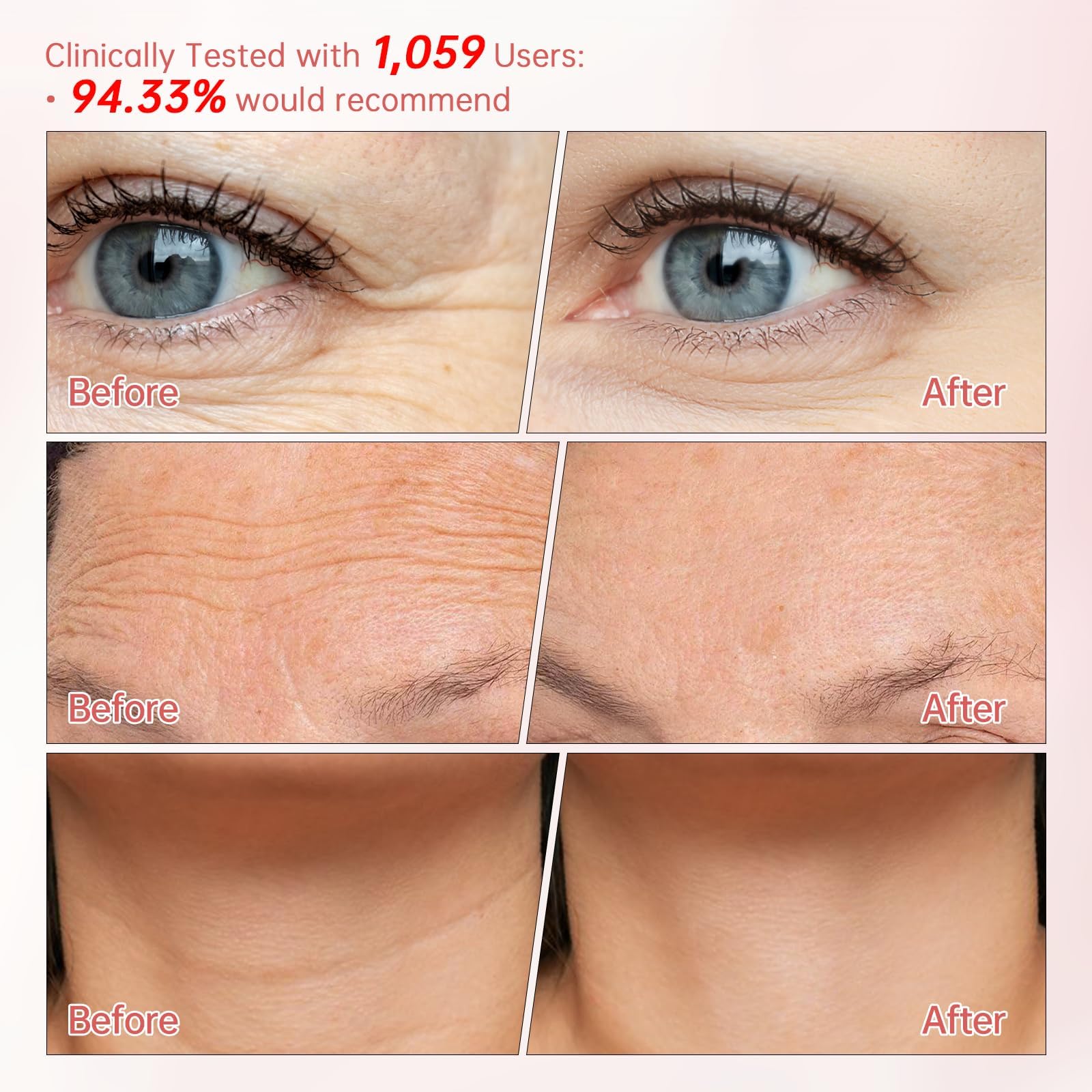 Peunitory eye balm hydration swatch with 48-hour moisture boost.