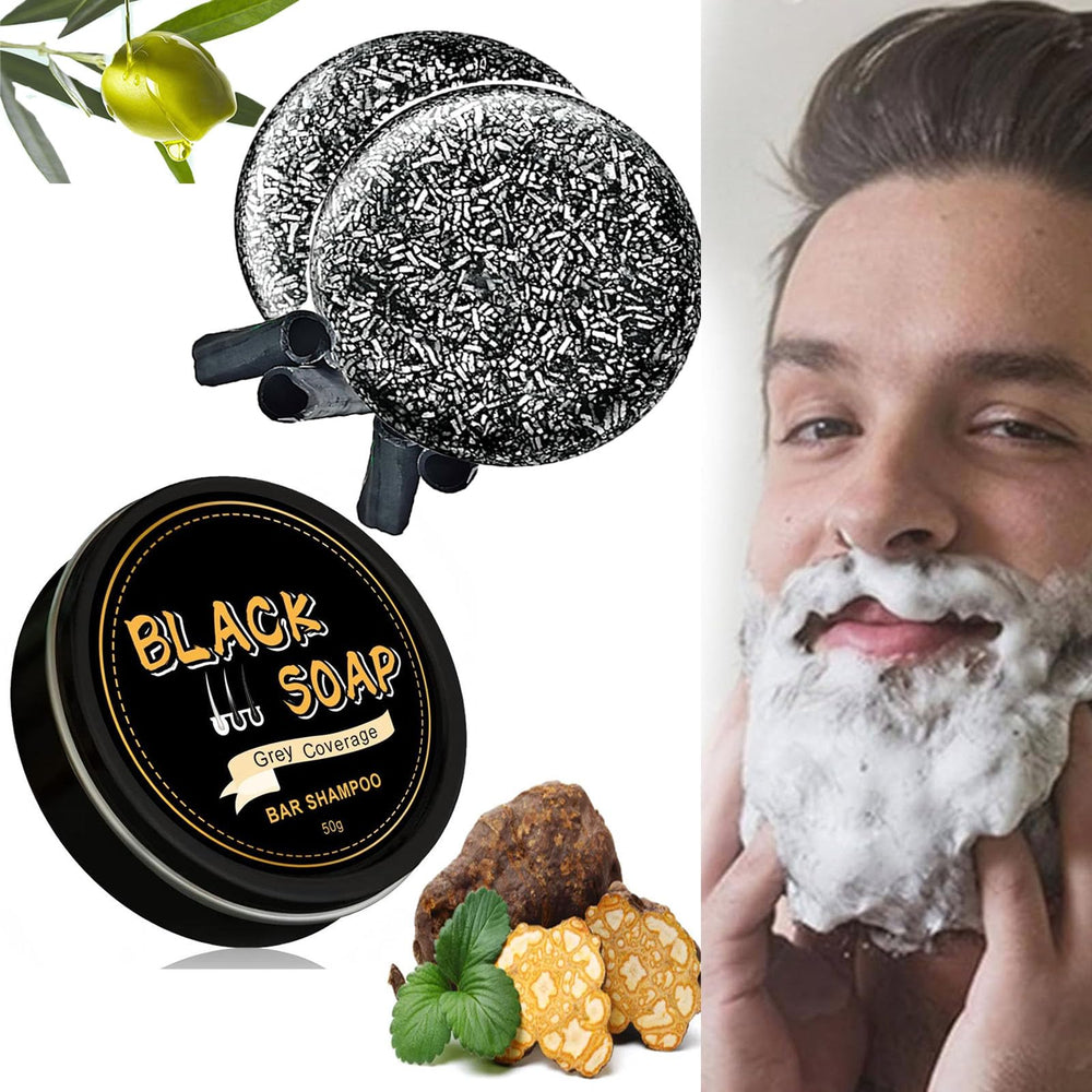 Pewatul Gray Hair Reverse Bar demonstrates natural-tone darkening over time with consistent use.
