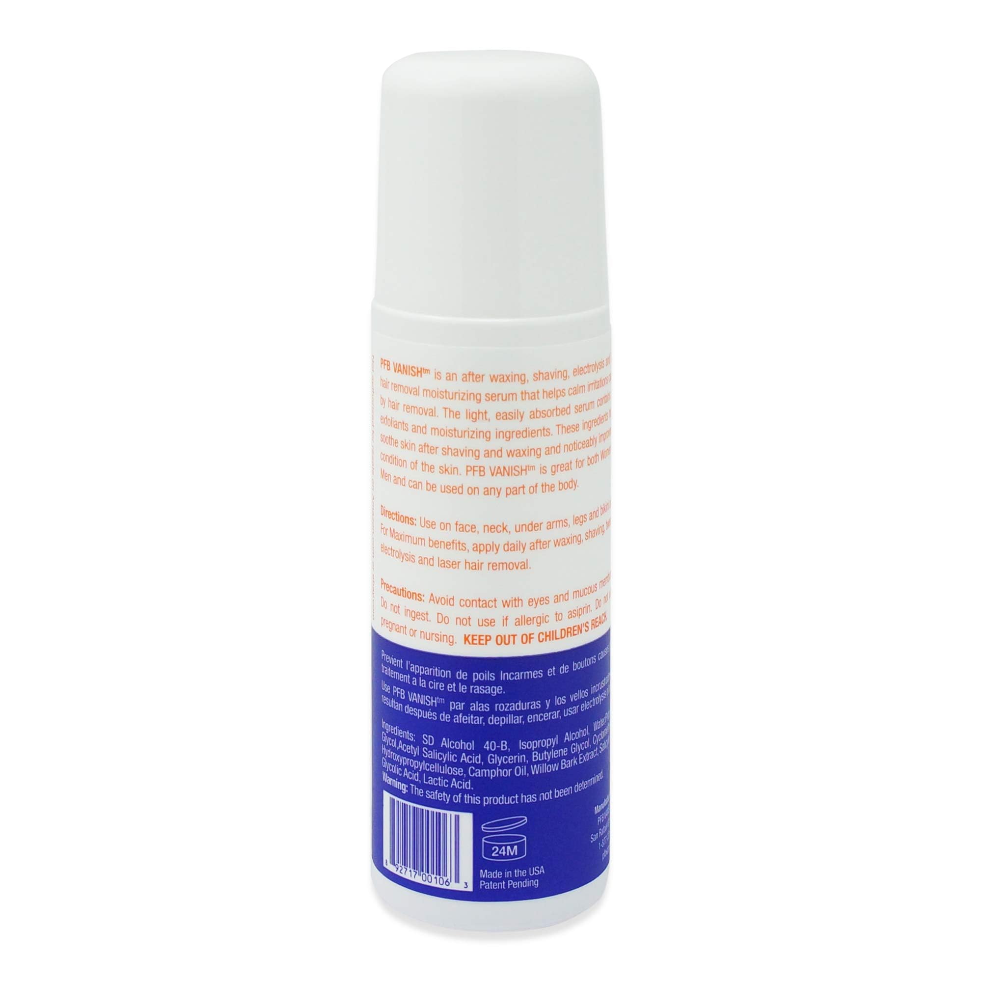 PFB Vanish Chromabright dark-spot corrector on skin for even tone and balance.