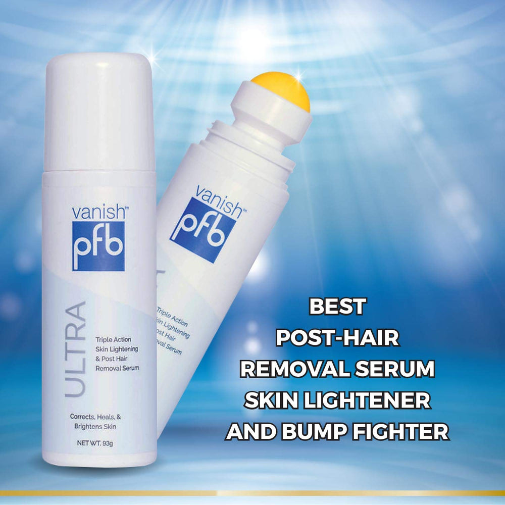 PFB Vanish Ultra dark spots before-after concept for reference.