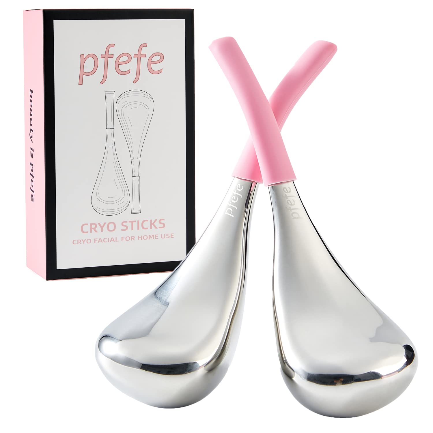 pfefe Cryo Sticks face ice globes cools skin to support absorption