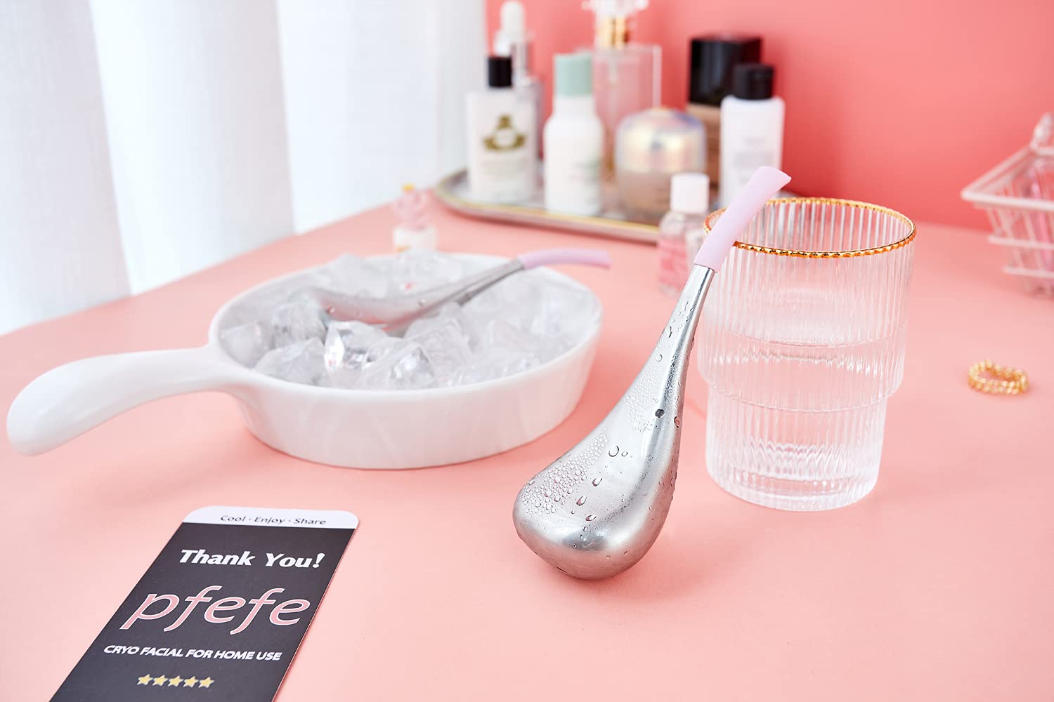 pfefe Cryo Sticks portable beauty tools ideal for at-home spa routines