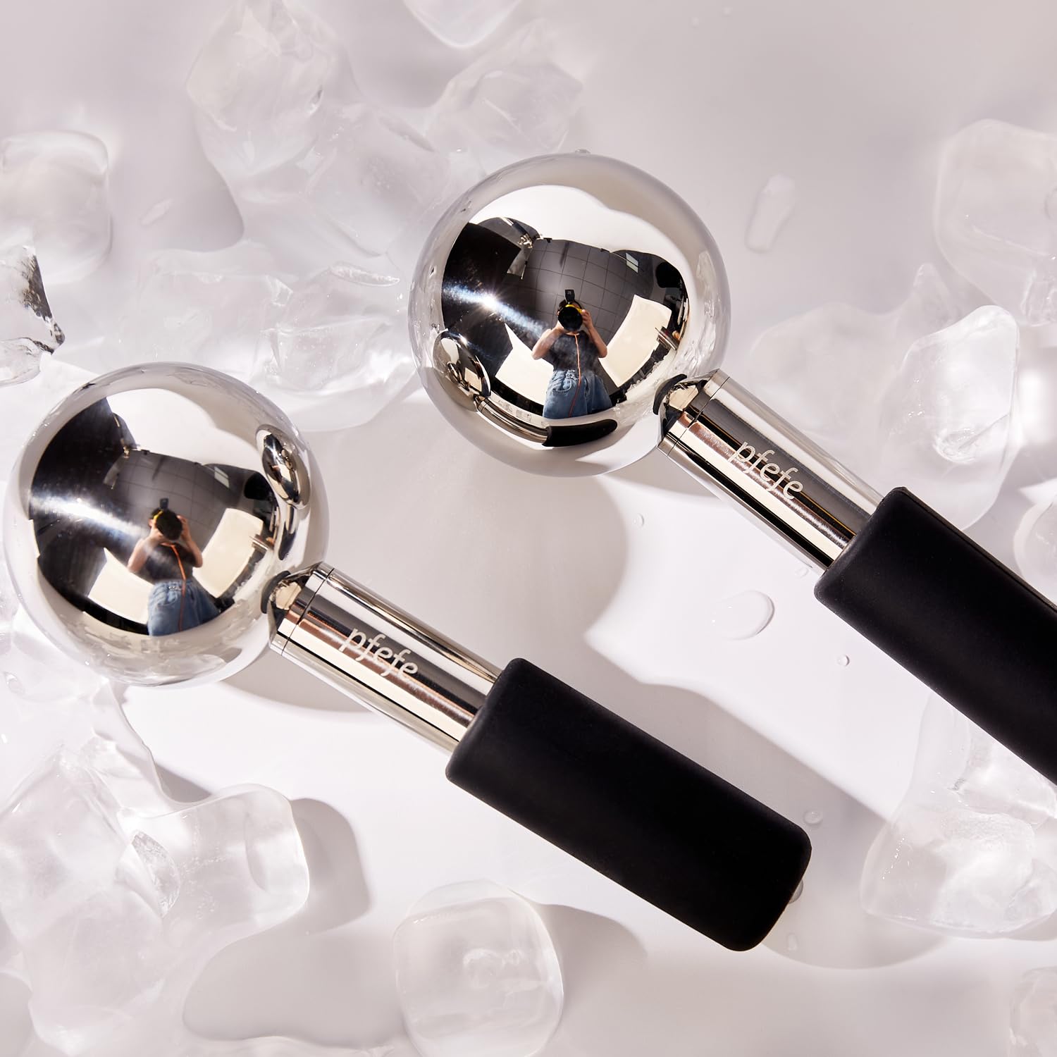 Pfefe fridge-ready ice globes stay cold longer for daily use