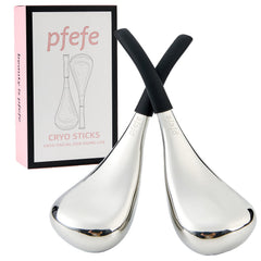 Pfefe Ice Globes for face massage deliver soothing cooling relief and refreshed complexion.