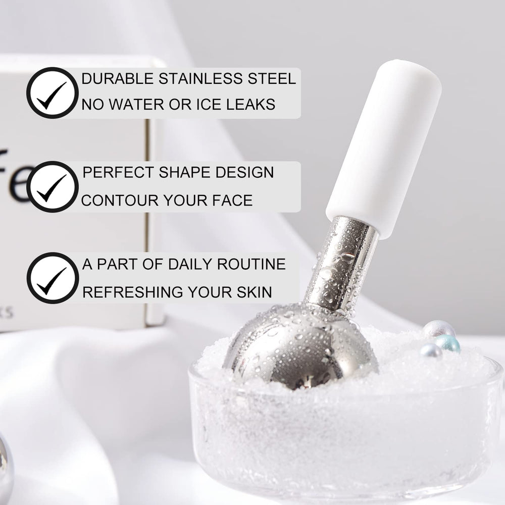 pfefe stainless steel ice globes durable cooling tool for routines