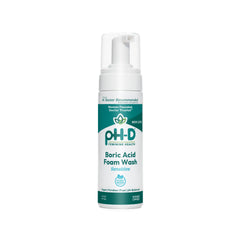 pH-D front packaging shows 6 fl oz bottle and clear product identity benefits