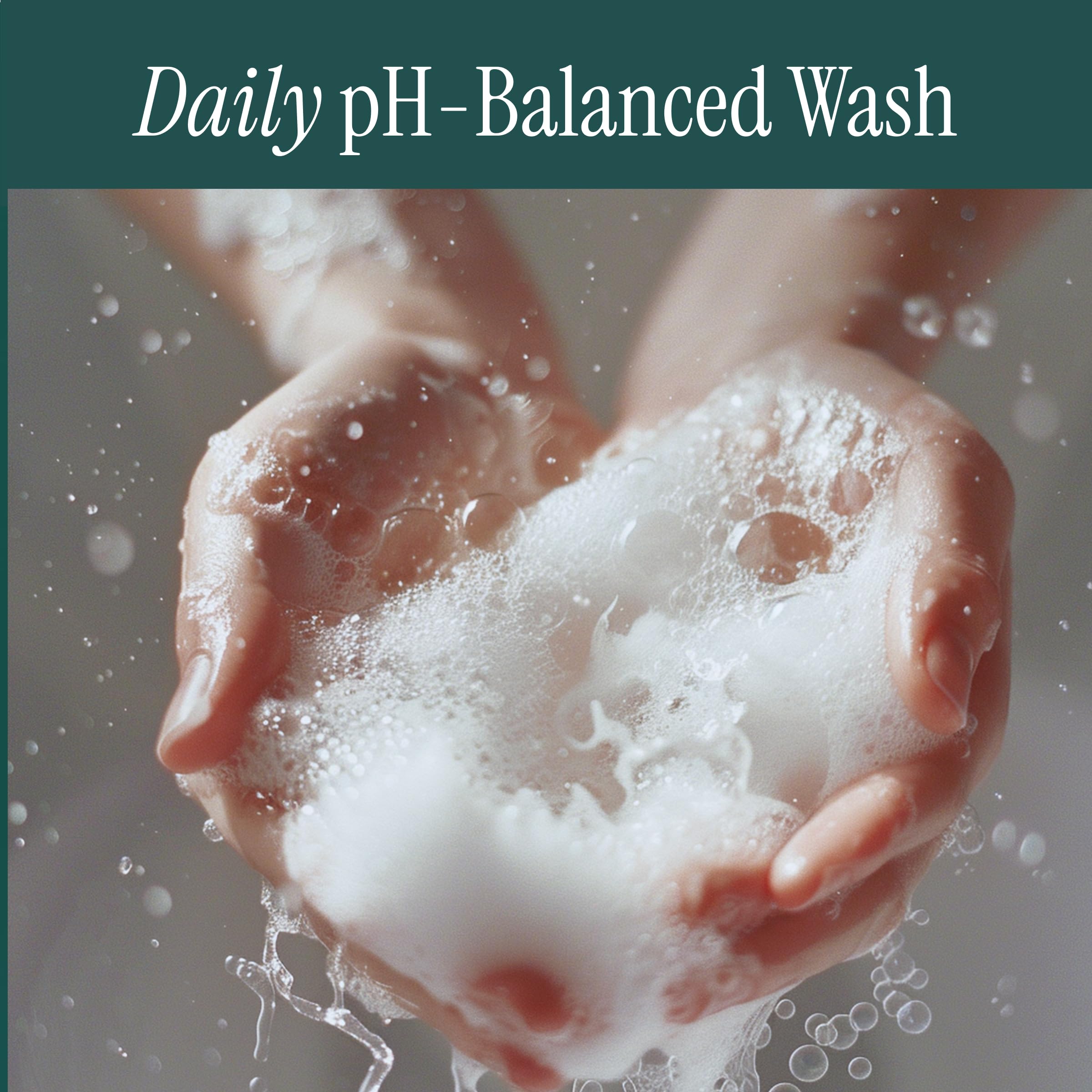 pH-D ingredients list label displaying boric acid and plant-based formulation benefit
