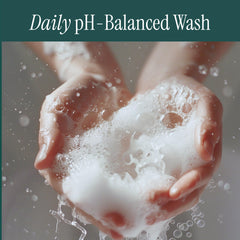pH-D ingredients list label displaying boric acid and plant-based formulation benefit