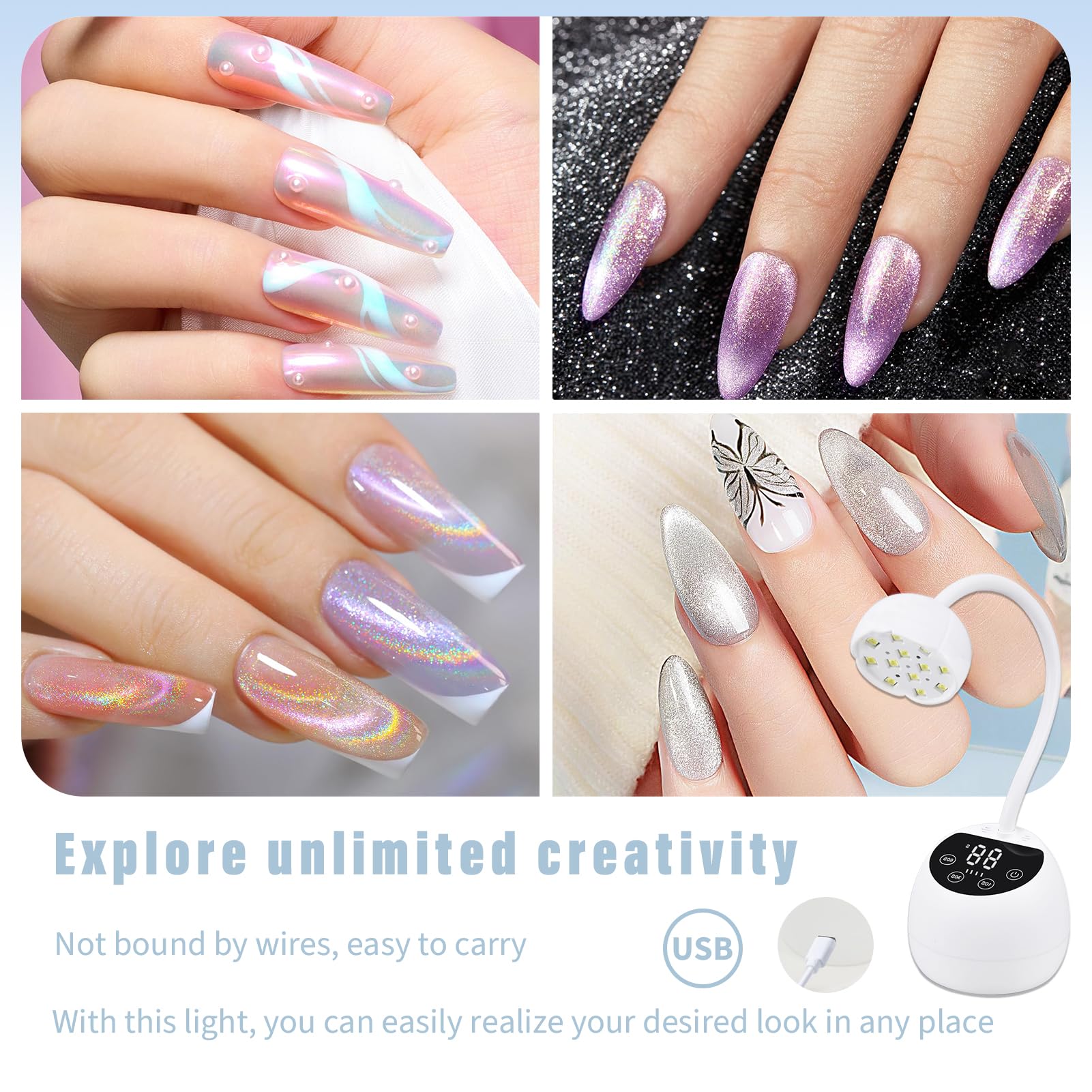PHAIN Mini UV Nail Lamp uses intelligent sensing for hands-free operation