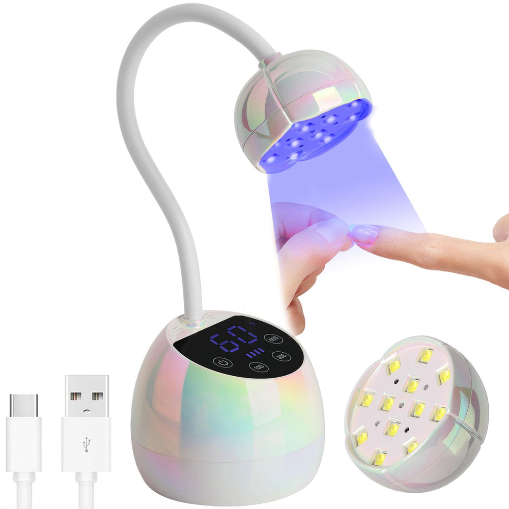 PHAIN U V Nail Lamp 36W front view enables portable home gel curing.