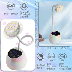 PHAIN U V Nail Lamp LCD display at a glance for easy timer visibility.