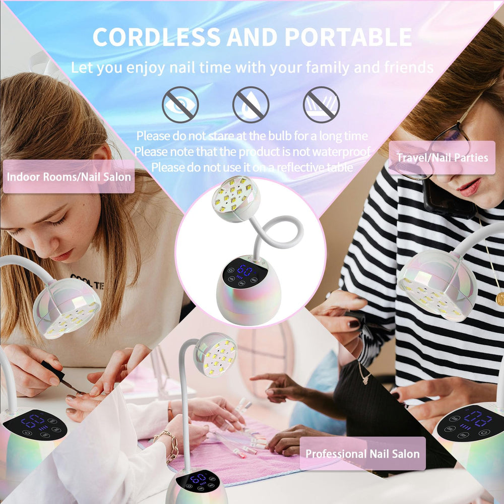PHAIN U V Nail Lamp sturdy base ensures stable curing sessions.