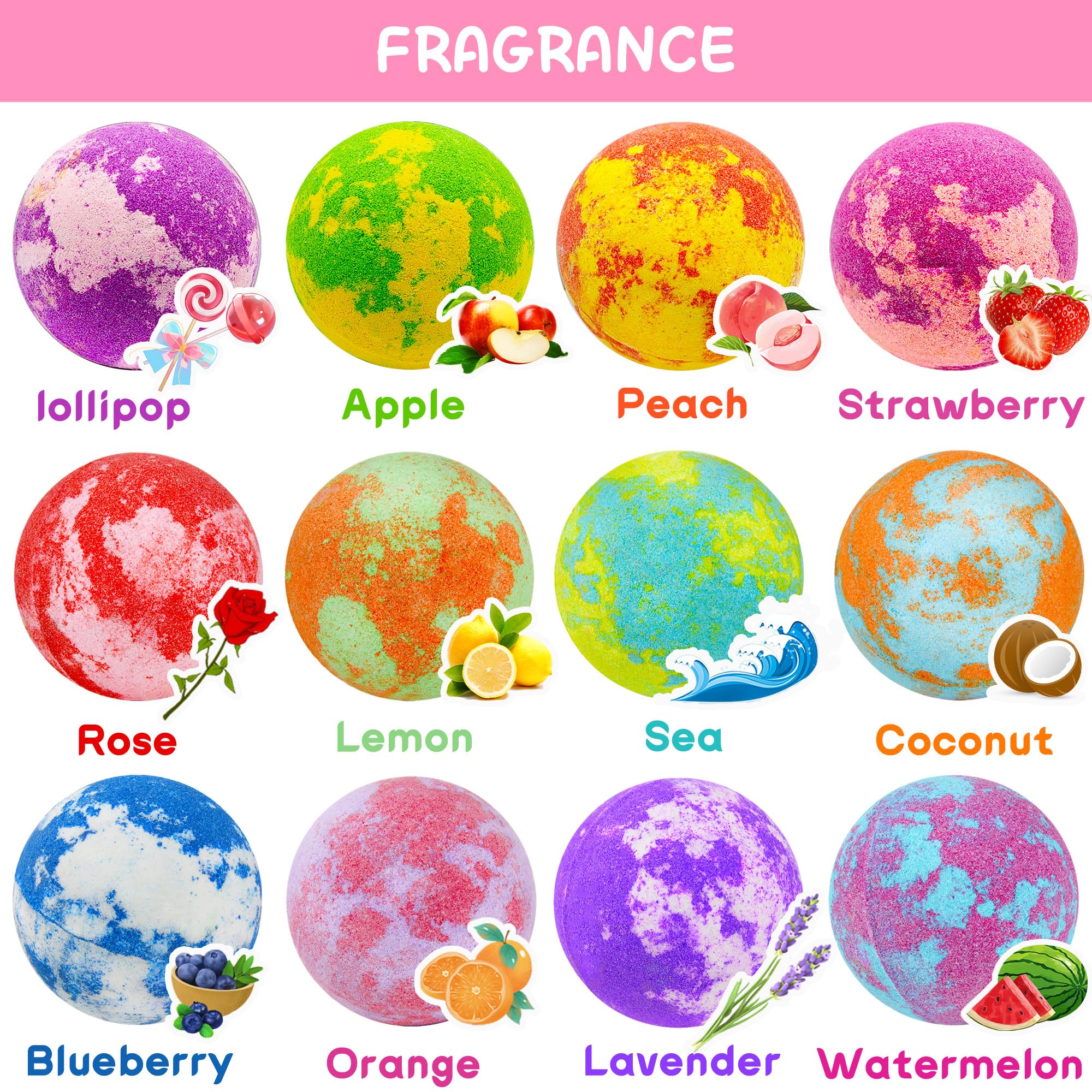 Phaorui bath bombs with bubbly colors create a vibrant sensory bath experience.