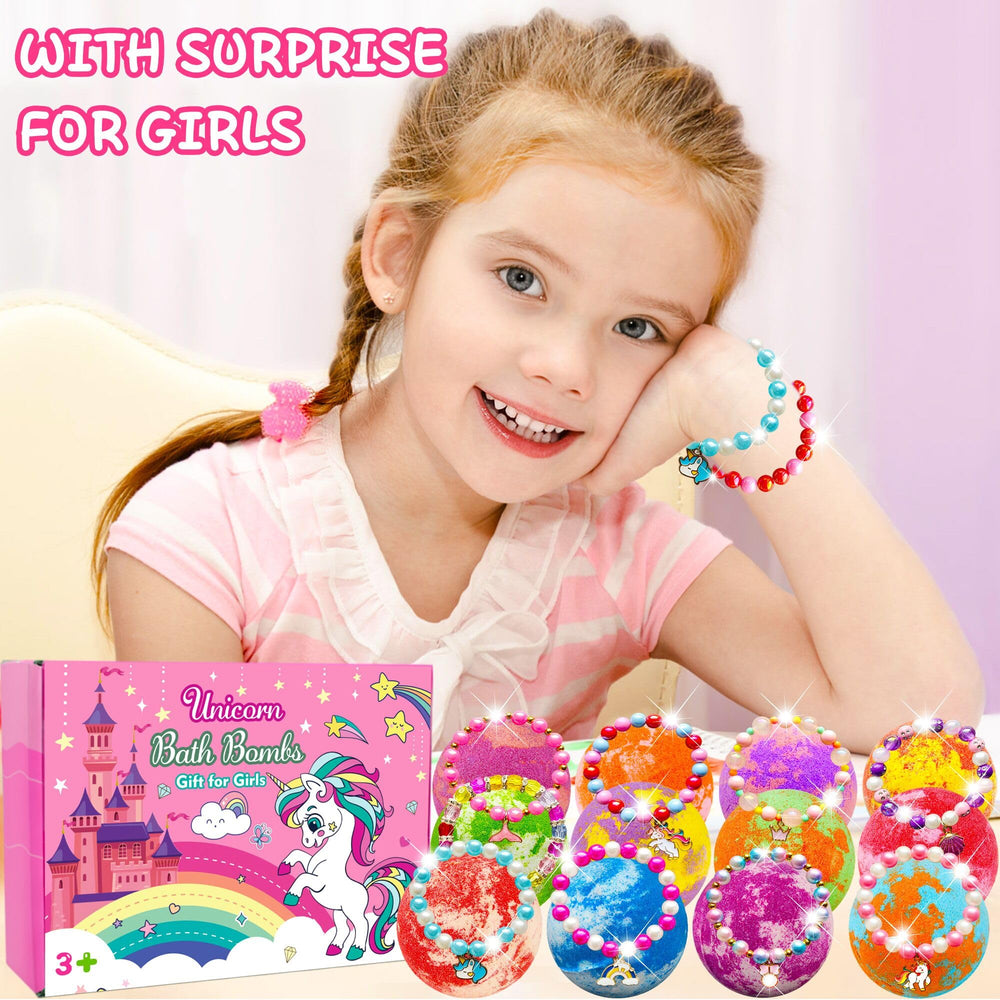 Phaorui unicorn bath bombs dissolve quickly and won't stain the bathtub.