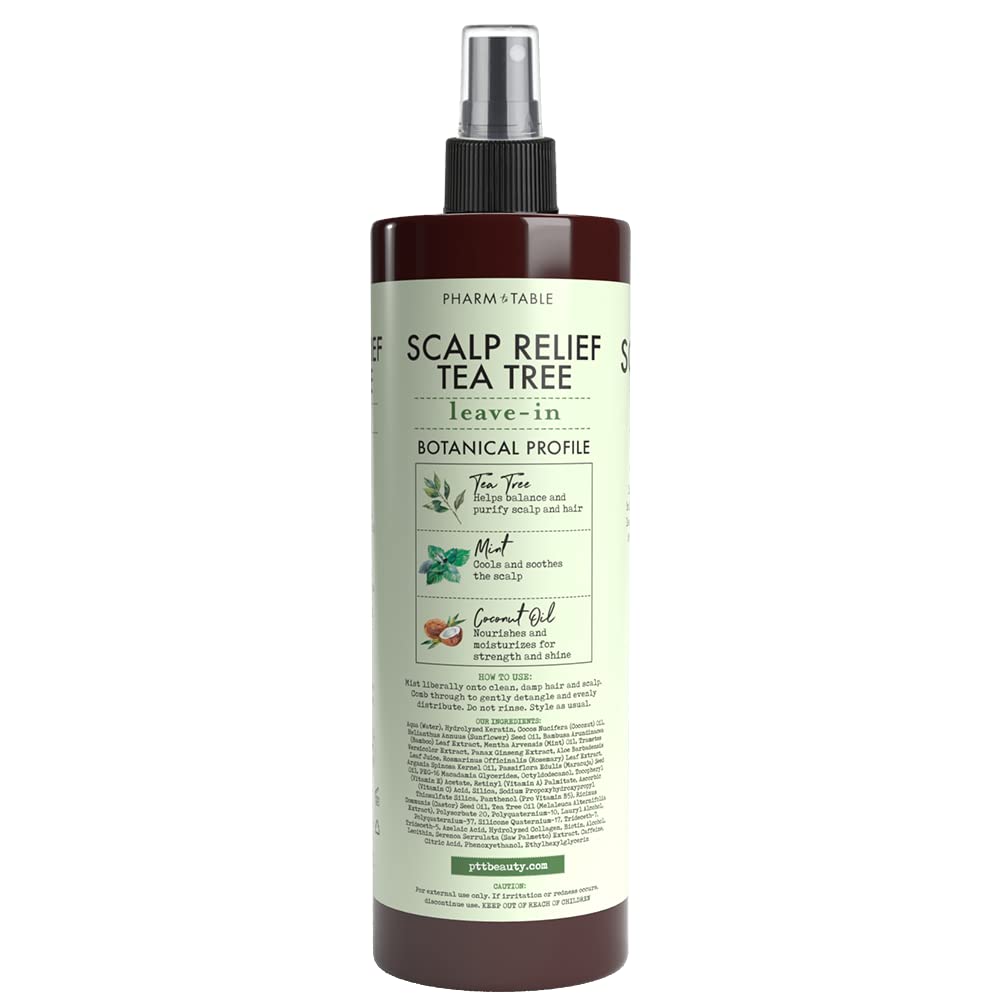 PHARM TO TABLE daily scalp detox visual for healthier feel.