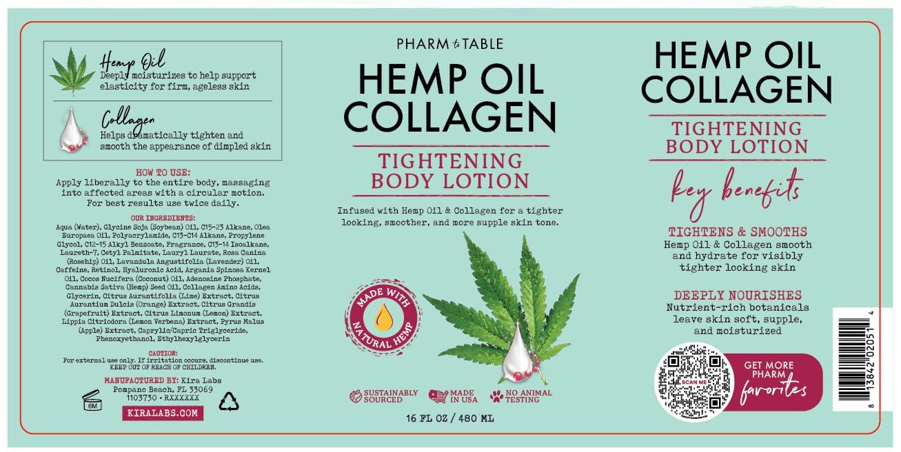 PHARM TO TABLE USA-made cruelty-free banner signals ethical skincare.
