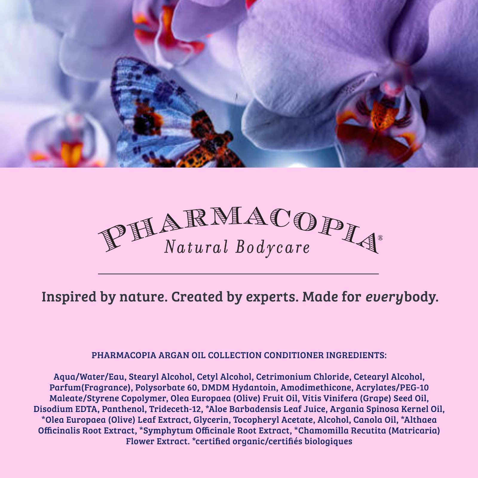 Pharmacopia Hotel Argan Oil Conditioner eco-packaging focuses on 100% PCR bottles