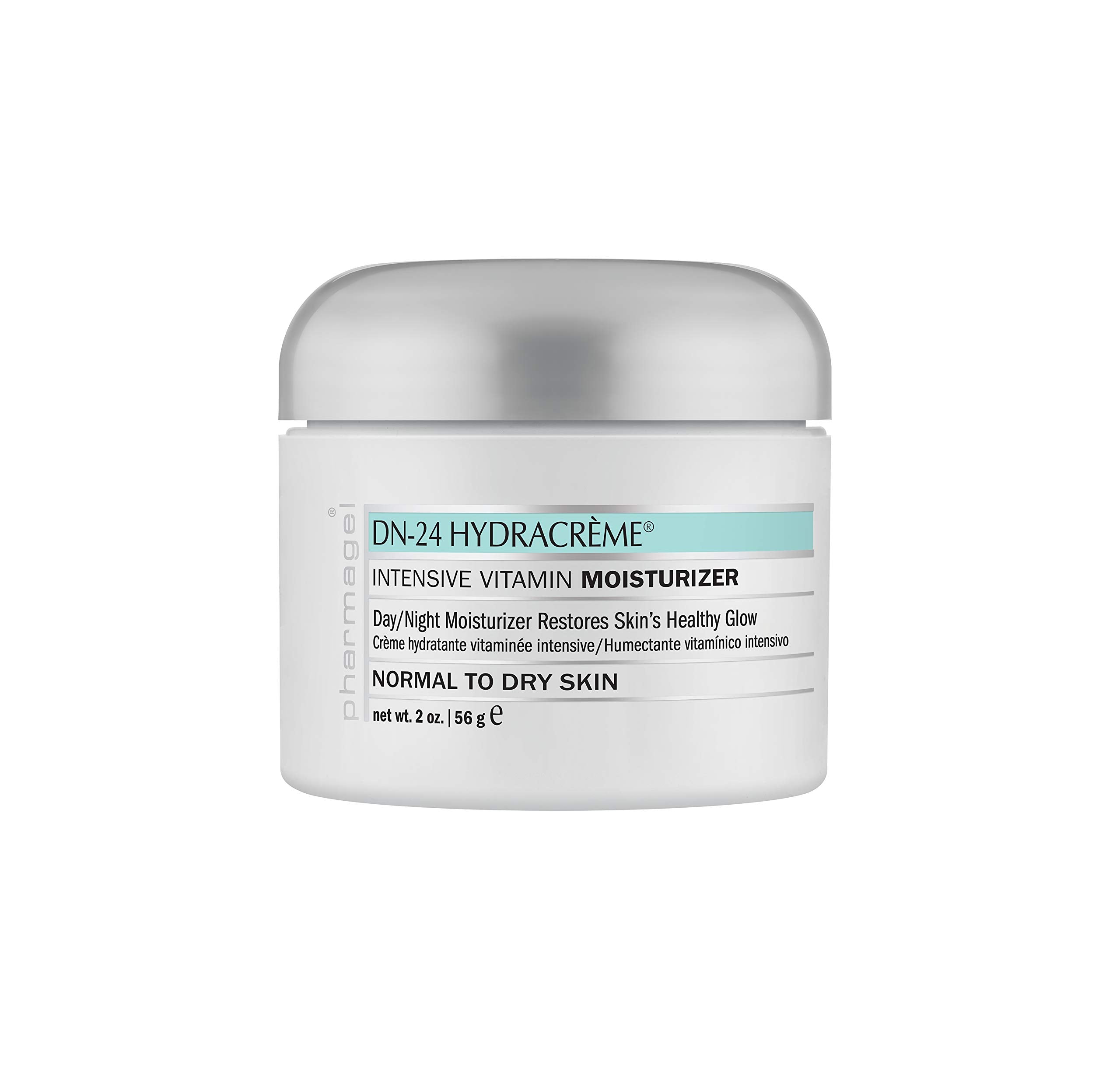 Pharmagel DN-24 Hydracrème opening showing smooth cream for morning and night use