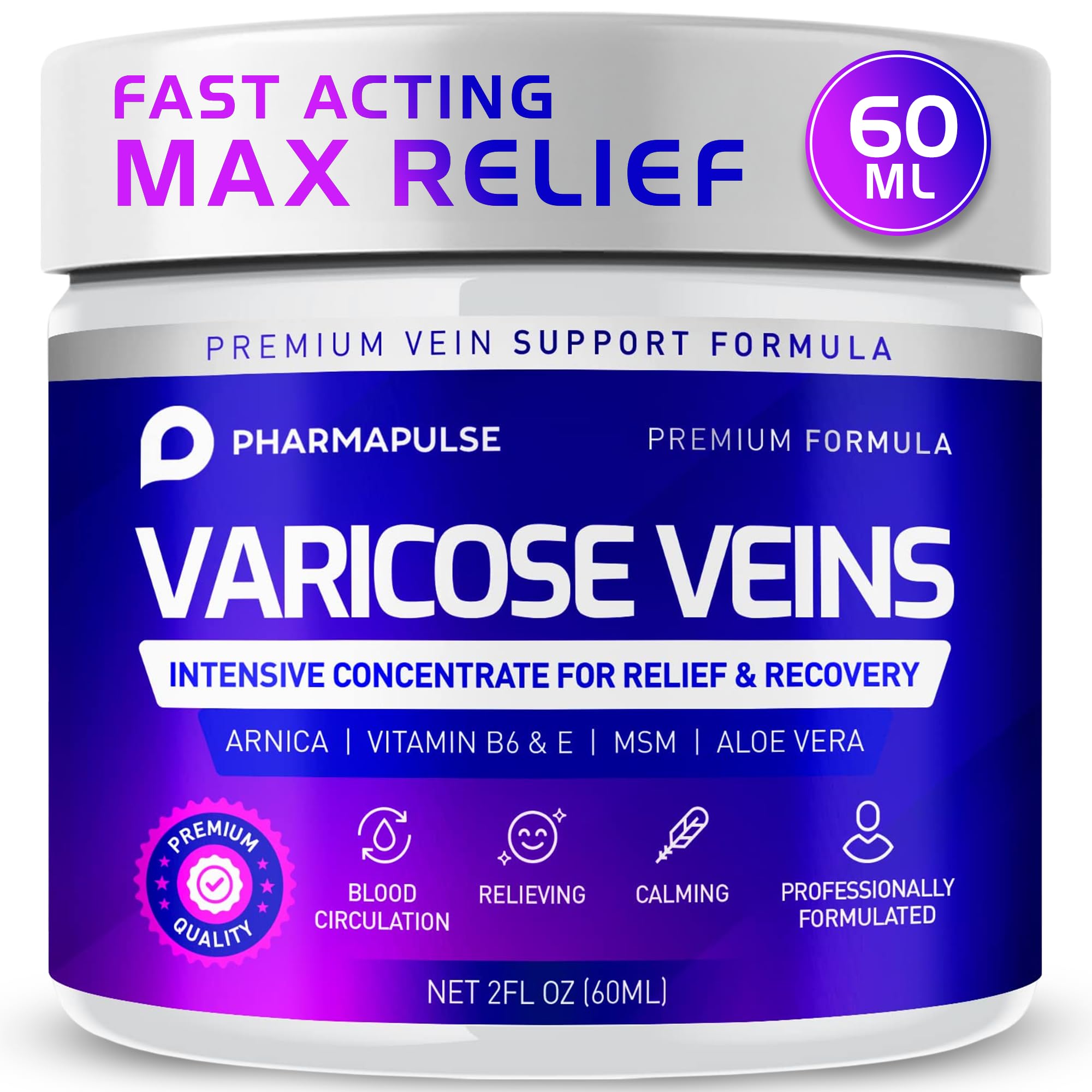 Pharmapulse Leg Comfort Cream bottle shows cooling relief after a long day.