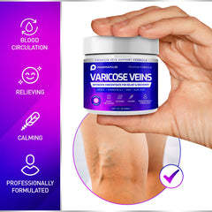 Pharmapulse Leg Comfort Cream closeup highlights smooth hydration.