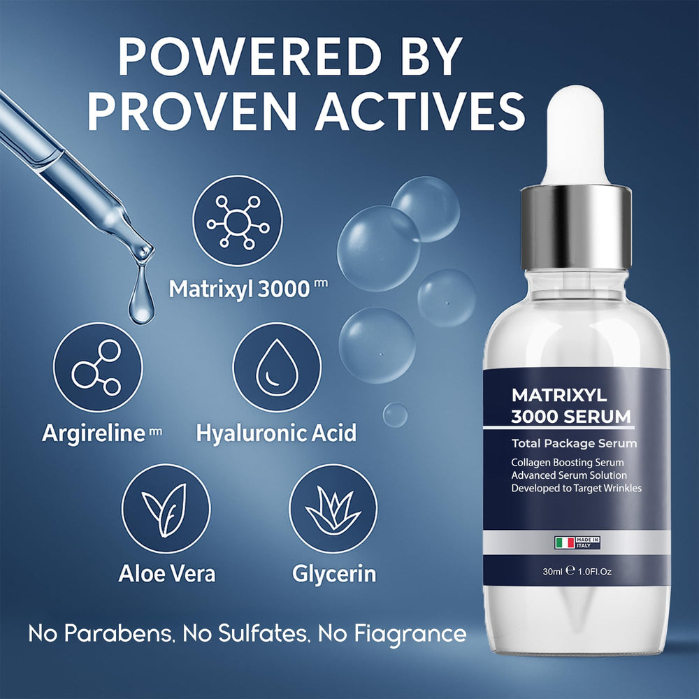 Pharmlitalia Collagen-boost serum lifts skin for improved elasticity.