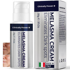 Pharmlitalia melasma cream for face targets uneven skin tone.