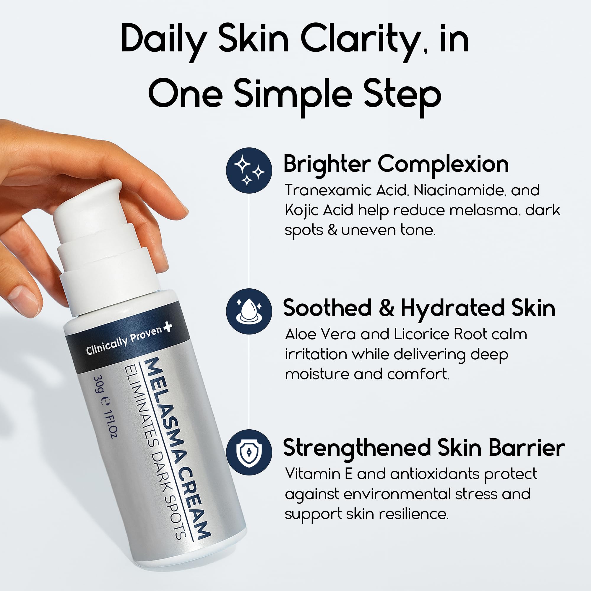 Pharmlitalia skin lightening cream showing gradual discoloration reduction.